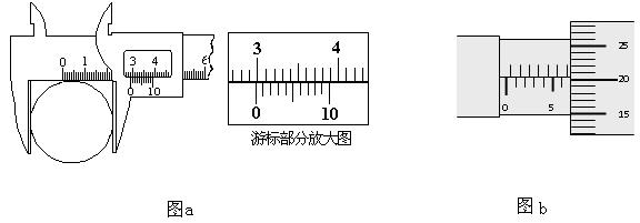 读出图中游标卡尺和螺旋测微器的读数:游标卡尺的读数为mm.螺旋测微器的读数为mm. 读出图中游标卡尺和螺旋测微器的读数:游标卡尺的读数为mm.螺旋测微器的读数为mm.