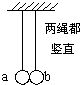 如图所示,a、b间一定有弹力的是A.B.C.D.