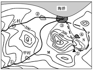 读某地区等高线(单位:米)图,图示区域最高处与乙村的高差可能为( )A.600米B.900米C.1 000米D.1 200米 读某地区等高线(单位:米)图,图示区域最高处与乙村的高差可能为( )A.600米B.900米C.1 000米D.1 200米
