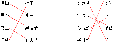将有关联的连起来。 将有关联的连起来。
