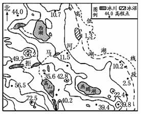 下图为我国某科考基地附近等高线地形图,图中拒马河2月份流量最大。据此回答下列各题。。小题1:“站在这里向北看去,山丘下的湖泊,就像一块碧玉一般,镶嵌在大地上;而 下图为我国某科考基地附近等高线地形图,图中拒马河2月份流量最大。据此回答下列各题。。小题1:“站在这里向北看去,山丘下的湖泊,就像一块碧玉一般,镶嵌在大地上;而