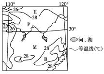 读“某区域7月平均气温分布图”,回答下列问题。(1)A、B两地所处的地形区分别是______、______。简述B地形区东西两侧降水量的差异及原因。( 读“某区域7月平均气温分布图”,回答下列问题。(1)A、B两地所处的地形区分别是______、______。简述B地形区东西两侧降水量的差异及原因。(