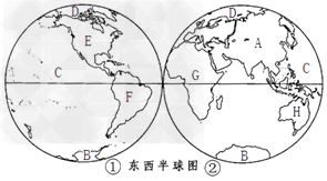 读东、西半球图,回答下列问题。图中,字母______处是面积最小的大洲,字母______处是面积最大的洲,字母______处是位置最南的大洲。(2 读东、西半球图,回答下列问题。图中,字母______处是面积最小的大洲,字母______处是面积最大的洲,字母______处是位置最南的大洲。(2