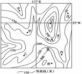 读某地区等高线图(比例尺1∶2万),该地区计划进行水利工程建设。回答题。小题1:如果图中选取适当位置修建水坝,坝长(图上距离0.7cm)和坝体的最大相对高度分别 读某地区等高线图(比例尺1∶2万),该地区计划进行水利工程建设。回答题。小题1:如果图中选取适当位置修建水坝,坝长(图上距离0.7cm)和坝体的最大相对高度分别