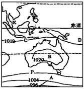 读局部地区等压线分布图,回答:小题1:等压线P的值为A.1012B.996C.1020D.1004小题2:关于图中各点的说法,错误的是A.A处附近有副极地地区气 读局部地区等压线分布图,回答:小题1:等压线P的值为A.1012B.996C.1020D.1004小题2:关于图中各点的说法,错误的是A.A处附近有副极地地区气