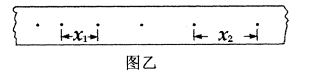 某同学验证打点计时器打点频率是否为50Hz,用图甲所示装置进行实验,让重物自由落下,图乙所示是打点计时器打出纸带中的一部分。(1) 实验时该纸带的_______ 某同学验证打点计时器打点频率是否为50Hz,用图甲所示装置进行实验,让重物自由落下,图乙所示是打点计时器打出纸带中的一部分。(1) 实验时该纸带的_______