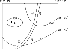 下图为某地区等高线地形图,等高距为200米,据图信息完成1~2题。小题1:图中等高线a和等高线内b的数值可能分别是A.100、500B.500、350C.100 下图为某地区等高线地形图,等高距为200米,据图信息完成1~2题。小题1:图中等高线a和等高线内b的数值可能分别是A.100、500B.500、350C.100