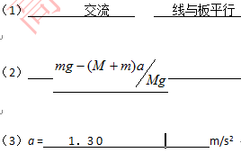 小题1:测定木块与长木板之间的动摩擦因数时,采用如图所示的装置,图中长木板水平固定.实验过程中,电火花计时器应接在______电 小题1:测定木块与长木板之间的动摩擦因数时,采用如图所示的装置,图中长木板水平固定.实验过程中,电火花计时器应接在______电