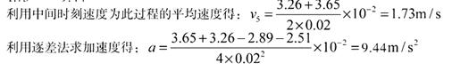 在研究“匀变速度直线运动”的实验中,不慎将选好纸带的前面一部分破坏了,剩下的一段纸带上各相邻点间的距离已测出并标在图上。已知打点计时器的工作频率为50Hz,则打 在研究“匀变速度直线运动”的实验中,不慎将选好纸带的前面一部分破坏了,剩下的一段纸带上各相邻点间的距离已测出并标在图上。已知打点计时器的工作频率为50Hz,则打
