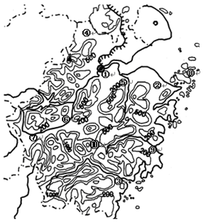 读“浙江省等高线和地区分布图”和“浙江省主要滑坡统计表”回答下列问题:⑴读上图和上表归纳浙江省滑坡的分布特点,并分析成因。⑵温州地区滑 读“浙江省等高线和地区分布图”和“浙江省主要滑坡统计表”回答下列问题:⑴读上图和上表归纳浙江省滑坡的分布特点,并分析成因。⑵温州地区滑