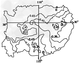 气温、降水量和日照时数过高或过低都会给柑橘的生长发育带来风险,气候风险度越大,柑橘减产的可能性也越大。图示意我国大陆亚热带柑橘产地气候风险度分布。读 气温、降水量和日照时数过高或过低都会给柑橘的生长发育带来风险,气候风险度越大,柑橘减产的可能性也越大。图示意我国大陆亚热带柑橘产地气候风险度分布。读