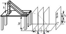 某同学做“研究平抛物体运动”实验时,改进了实验方法:如图,在实验中用了一块平木板附上复写纸和白纸,竖直立于正对槽口前某处,使小球从斜槽上由静止滑下,小球撞在板上 某同学做“研究平抛物体运动”实验时,改进了实验方法:如图,在实验中用了一块平木板附上复写纸和白纸,竖直立于正对槽口前某处,使小球从斜槽上由静止滑下,小球撞在板上