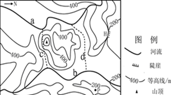 图示意某地区地形,根据图信息,可以判断读A.a河的总体流向为自东向西流B.a河的落差比b河大C.P点到山顶的相对高度可能为300mD.陡崖顶部的海拔高度可能为4 图示意某地区地形,根据图信息,可以判断读A.a河的总体流向为自东向西流B.a河的落差比b河大C.P点到山顶的相对高度可能为300mD.陡崖顶部的海拔高度可能为4