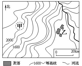 如图所示,此时甲地恰好位于某暖性高气压的中心。由于高压中心的空气下沉增温作用,所以被其控制的地区往往就会出现高温干旱的天气。另外,地形所产生的焚风效 如图所示,此时甲地恰好位于某暖性高气压的中心。由于高压中心的空气下沉增温作用,所以被其控制的地区往往就会出现高温干旱的天气。另外,地形所产生的焚风效