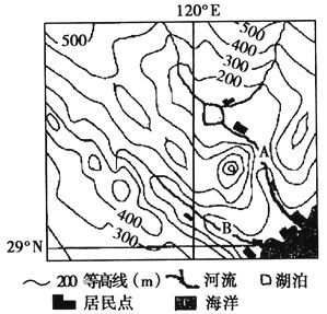 下图为某地区等高线地形图。依据图和材料回答下列问题。描述该地区地形的基本特征。______________________________ 下图为某地区等高线地形图。依据图和材料回答下列问题。描述该地区地形的基本特征。______________________________