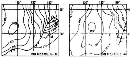 下图为某区域海平面等压线分布图,回答1—2题。 1、假如气压变化只和气温有关,图中两条纬线和三条经线的交点中,气温日较差 下图为某区域海平面等压线分布图,回答1—2题。 1、假如气压变化只和气温有关,图中两条纬线和三条经线的交点中,气温日较差