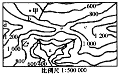下图为我国东南某地区等高线地形图及河流分布示意图,读图,回答1—2题。 1、村庄a、b、c、d相比较,发展的农业类型和具有的 下图为我国东南某地区等高线地形图及河流分布示意图,读图,回答1—2题。 1、村庄a、b、c、d相比较,发展的农业类型和具有的