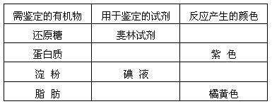 根据生物组织中的有机物与某些化学试剂相互作用能产生颜色反应的原理,可以鉴定生物组织中某些有机物的存在。(1)填写上表中的空格。( 根据生物组织中的有机物与某些化学试剂相互作用能产生颜色反应的原理,可以鉴定生物组织中某些有机物的存在。(1)填写上表中的空格。(