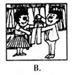 听句子,选出与所听句子意思相符的图片( ) 1. ( ) 2. ( ) 3. ( ) 4. ( ) 5. 听句子,选出与所听句子意思相符的图片( ) 1. ( ) 2. ( ) 3. ( ) 4. ( ) 5.