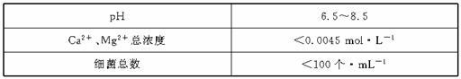 以下是原水处理成自来水的工艺流程示意图(1)原水中含Ca2+、Mg2+、HCO、Cl-等,加入石灰后生成Ca(OH)2,进而发生若干复分解反应,写出其中一个离子 以下是原水处理成自来水的工艺流程示意图(1)原水中含Ca2+、Mg2+、HCO、Cl-等,加入石灰后生成Ca(OH)2,进而发生若干复分解反应,写出其中一个离子