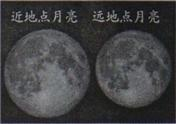 今年3月某晚,大多数地区可看到近十九年来最大的“超级月亮”,即图中近地点月亮.下列有关“超级月亮”说法正确的是 魔方格