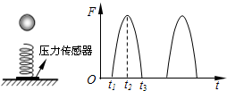 如图所示,质量不计的弹簧竖直固定在水平面上,t=0时刻,将一金属小球从弹簧正上方某一高度处由静止释放,小球接触弹簧并将弹簧压缩至最低 魔方格