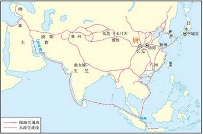 材料一:唐朝对外交通路线材料二:清初,曾厉行海禁,“片板不准下海”。……后来,由于外商在中国沿海进行不利于清朝的非法活动,清政府 材料一:唐朝对外交通路线材料二:清初,曾厉行海禁,“片板不准下海”。……后来,由于外商在中国沿海进行不利于清朝的非法活动,清政府