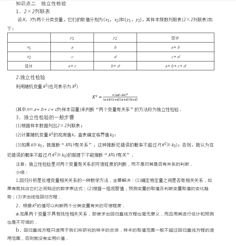 高考数学必考点、重难点归纳—概率统计专题