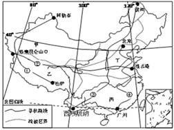 十月,正值金秋,秋的画卷如火如荼次第展开。结合图回答问题。小题1:此季节,以“碧云天,黄叶地”为主要景观的是A.甲B.乙C.丙D.丁小题2:能够观赏到下图中四类 十月,正值金秋,秋的画卷如火如荼次第展开。结合图回答问题。小题1:此季节,以“碧云天,黄叶地”为主要景观的是A.甲B.乙C.丙D.丁小题2:能够观赏到下图中四类