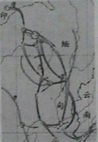 图是抗日战争某一战场的局部示意图,与其相关的正确表述是A.致力于扭转太平洋战局B.有利于国际战略物资供应C.切断了日军的大陆交通线D.导致了日本的无条件投降 图是抗日战争某一战场的局部示意图,与其相关的正确表述是A.致力于扭转太平洋战局B.有利于国际战略物资供应C.切断了日军的大陆交通线D.导致了日本的无条件投降