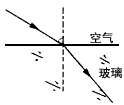 请在下图中画出物体AB在平面镜中的的像A'B'。如图所示是一束从空气斜射向玻璃的光线。请画出折射光线 请在下图中画出物体AB在平面镜中的的像A'B'。如图所示是一束从空气斜射向玻璃的光线。请画出折射光线