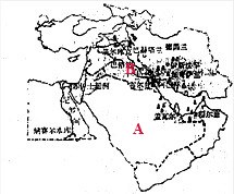 读图,回答问题图中所表示的地区是______地区,这里的居民主要是______人,信仰______教.该地有丰富的______资源,这种资源集中分布