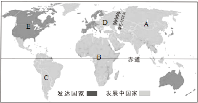 读相关材料和图,回答下列问题.材料:2013年3月26日至27日,中国、印度、俄罗斯、巴西和南非五国领导人会聚南非德班,召开金砖国家领导人第五次峰会,计划建立金
