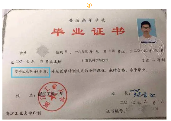专升本毕业证和本科毕业证的区别 专升本毕业证和本科毕业证的区别