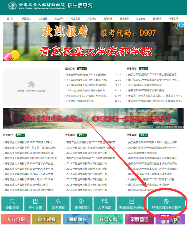 2021青岛农业大学海都学院专升本自荐报名时间 2021青岛农业大学海都学院专升本自荐报名时间
