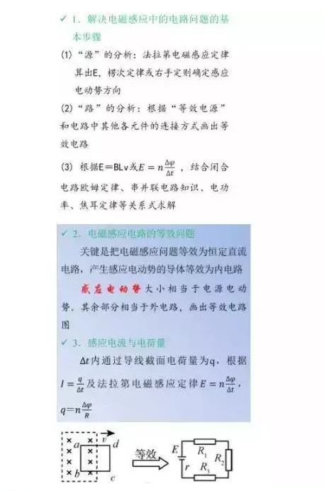 2018高考物理二轮复习法拉第电磁感应定律专题总结