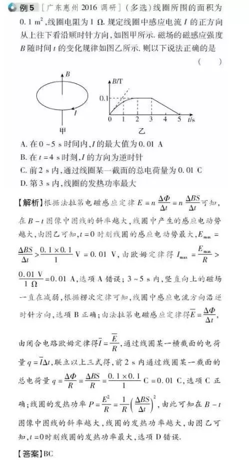 2018高考物理二轮复习法拉第电磁感应定律专题总结