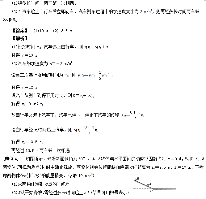 2021高考物理重要考点解析——直线运动
