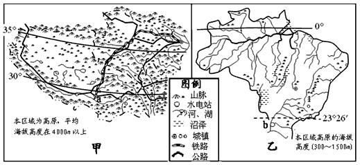 读甲、乙两区域图,结合所学知识回答问题。简述甲区域东南部夏季滑坡、泥石流多发的原因。_______________________________ 读甲、乙两区域图,结合所学知识回答问题。简述甲区域东南部夏季滑坡、泥石流多发的原因。_______________________________
