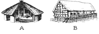 下面是两幅古代房屋的复原图,结合所学知识回答下列问题:写出图A和图B房屋样式的名称。最早建造A﹑B房屋的分别是哪里的居民?( 下面是两幅古代房屋的复原图,结合所学知识回答下列问题:写出图A和图B房屋样式的名称。最早建造A﹑B房屋的分别是哪里的居民?(