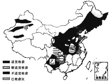 读2010年10月2日至4日秋收农用天气预报图,回答1~3题。 1、图中信息反映我国农业生产受________的影响较大。[ 读2010年10月2日至4日秋收农用天气预报图,回答1~3题。 1、图中信息反映我国农业生产受________的影响较大。[