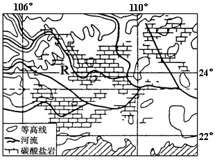 根据下列材料,回答问题。材料一:我国某区域的地理要素图材料二:2009年11月以来,广西云南等地持续出现严重干旱,造成人畜饮水困难,农业遭受严重 根据下列材料,回答问题。材料一:我国某区域的地理要素图材料二:2009年11月以来,广西云南等地持续出现严重干旱,造成人畜饮水困难,农业遭受严重