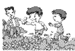 听句子,选择与所听句子内容相符的图片。( ) 1. A.B. C.( ) 2. A.B.C.( ) 3. A.B.C. 听句子,选择与所听句子内容相符的图片。( ) 1. A.B. C.( ) 2. A.B.C.( ) 3. A.B.C.