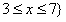 已知集合U={x|1≤x≤7},A={x|2≤x≤5},B={x|3≤x≤7},求:A∩B;∪B。 已知集合U={x|1≤x≤7},A={x|2≤x≤5},B={x|3≤x≤7},求:A∩B;∪B。
