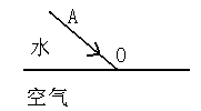 在图中画出大致的折射光线。 在图中画出大致的折射光线。