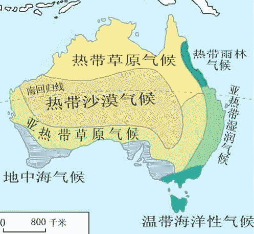 初中世界地理:澳大利亚