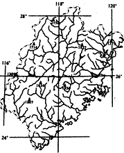 读我国某省河流分布图,回答问题。该省的简称为_______,临我国的_______海,地形以_______为主。试描 读我国某省河流分布图,回答问题。该省的简称为_______,临我国的_______海,地形以_______为主。试描