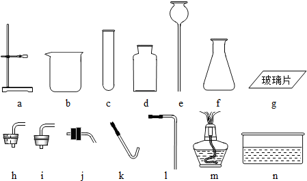 走进化学实验室,会接触到很多的仪器,以下是我们经常使用的几种仪器:仪器b的名称是______,请你写出该仪器的一种用途______.实验室欲利用上述