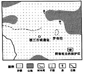 7.罗布泊地区位于新疆塔里木盆地东部,以其神秘色彩令人神往。图11是罗布泊地区旅游资源分布示意图。读图回答下列问题。有关该区域的说法正确的是A.楼兰古城属于 7.罗布泊地区位于新疆塔里木盆地东部,以其神秘色彩令人神往。图11是罗布泊地区旅游资源分布示意图。读图回答下列问题。有关该区域的说法正确的是A.楼兰古城属于