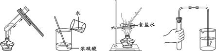 下列实验操作中,不正确的是A.给液体加热B.稀释浓硫酸C.蒸发食盐水D.检查气密性 下列实验操作中,不正确的是A.给液体加热B.稀释浓硫酸C.蒸发食盐水D.检查气密性